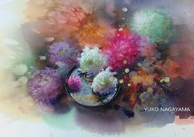 永山裕子的温柔、烂漫、细腻，全体现在了画...