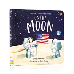 Usborne出品 月球上On the Moon 英文原版绘本 Benji Davies新书 插画精美 探索月球奥秘 英语早教启蒙图画书-tmall.com天猫