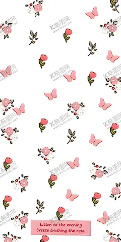 满屏花朵 【酷图网】满屏,碎花,简约,美好,壁纸