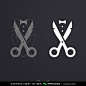 剪刀LOGO精选合集#理发店#美发#剪头发#发型师洗剪吹#标志设计 (37)