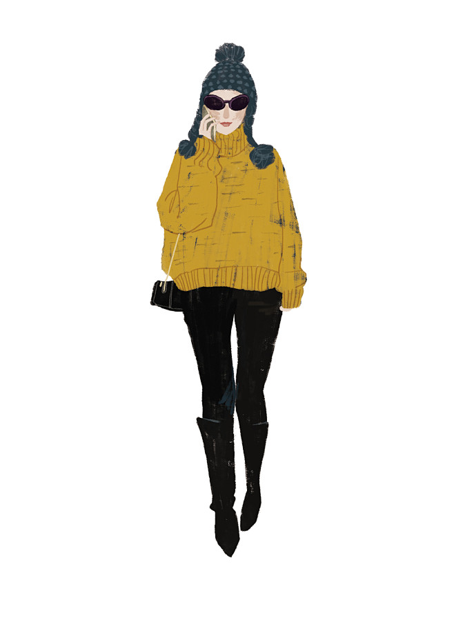人物系列6#壁纸##服饰##人物##插画...