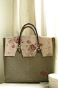 日本棉麻帆布复古手提包。。。沙漠玫瑰 - 栀子 【手作】 - 拼布手工博客 拼布|教程