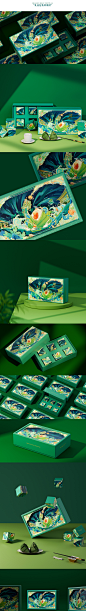 端午节 礼盒 Packaging 中国风插画 端午礼盒 礼盒包装设计 China illustration 中国节日 粽子