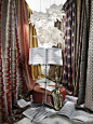 Tissu d'ameublement / pour rideaux / à motif / en polyester - JAZZ - SIMTA