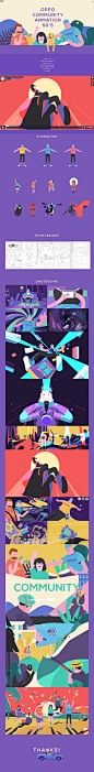 the oppo community on Behance