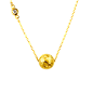 Goldstyle•X"閃動星球"黃金鑽石項鏈