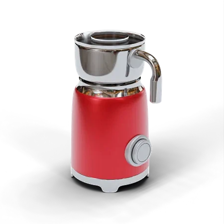 牛奶起泡器 3D 插图