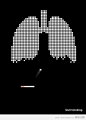 非常有创意的戒烟海报。