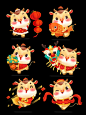 卡通牛 _卡通底板_T2020129 #率叶插件，让花瓣网更好用_http://ly.jiuxihuan.net/?yqr=17178103#