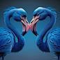 AI绘画_Prompts_CorettaQ_two_blue_flamingos_logo_facing_each_other_d01141e6-ce68-4b3b-81b4-c0e3fecc3e90_xpanx.com
