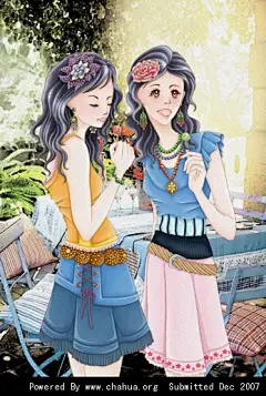 七月果的插画画廊展厅