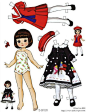 复古小裙子paper doll siyi lin 2009 - 2010