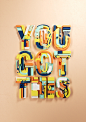 You Got This // Typography on Behance