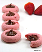 Strawberry Nutella Cookies...Yum!! #赏味期限# #吃货# #甜品#