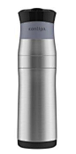 Contigo Autoseal Drake Vacuum-Insulated Stainless Steel Water Bottle. Double wall vacuum-insulated stainless steel water bottle keeps beverages cold for 20 hours.