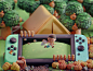 Animal Crossing Fanart nintendo fanart isometric cute animation lowpoly illustration blender 2d 3d