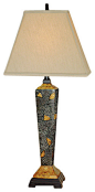 Mystified Hand Painted Porcelain Lamp, 33" - traditional - Table Lamps - JB Hirsch Home Decor