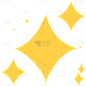 装饰通用黄色手绘星星元素素材