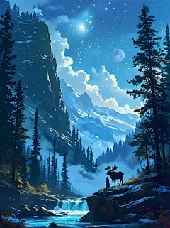 月夜奇遇