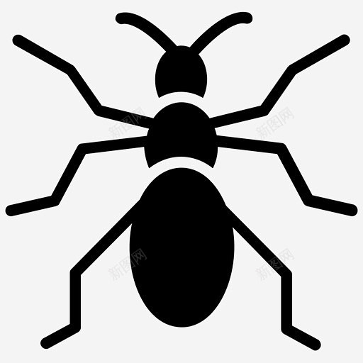 蚂蚁昆虫无脊椎动物图标 设计图片 免费下...