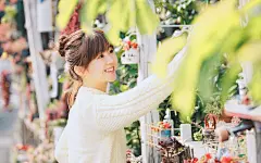 740_小清新美女 户外写真高清桌面壁纸