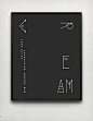 Typography poster, C.R.E.A.M. Black.
