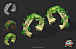 Environment elements for project "Pet stories", Yulia Chernousova : Patios