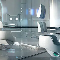 Microsoft &quot;Future Office&quot; //3D // CGI : Sketches of futuristic interiors and cityscapes were the first design stage, followed by a complex, involved shoot and CGI-build in New York and London. Models were meticulously posed to achieve the seamle
