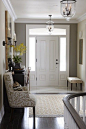 how to decorate long and narrow hallway | Lovely Entrance Halls |