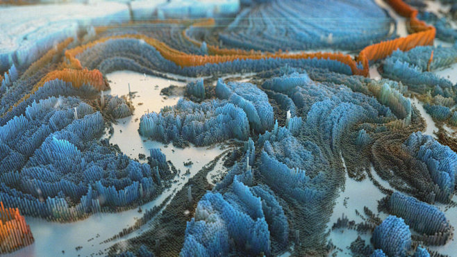 3DPixel Landscapes :...