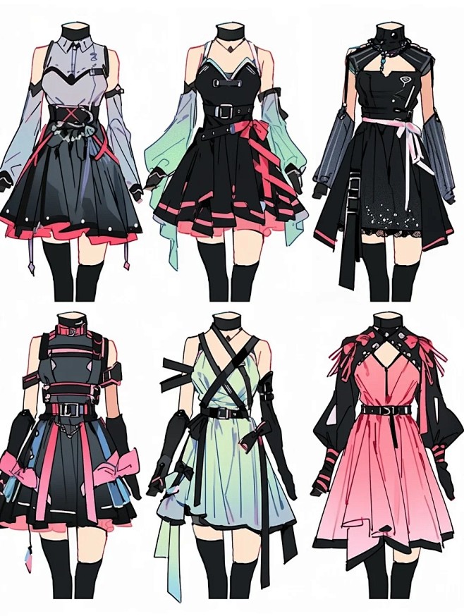 超甜打歌服！彩色系列_1_oc酷辣服设_来自小红书网页版