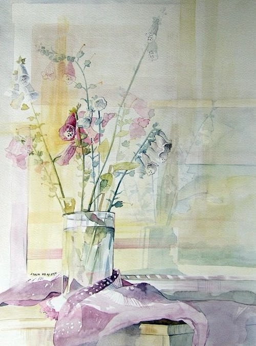 水彩花卉 | 波兰艺术家Akwarela