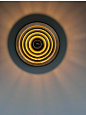 包豪斯UFO波纹壁灯客厅高级感复古过道圆形墙灯民宿设计师床头灯-淘宝网