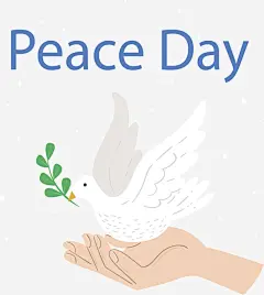 手托鸽子和平日海报矢量图高清素材 和平日 和平鸽 国际和平日 手托鸽子 白色鸽子 矢量png 矢量图 平面广告 设计图片 免费下载