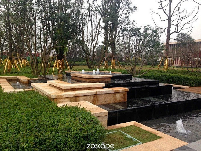 水景设计#水景意向图#zoscape#动态水景#-花瓣网