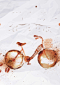 咖啡粉渲染自行车背景装饰矢量图高清素材 渐变 设计图片 免费下载 页面网页 平面电商 创意素材