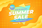 Colorful summer sale concept | Free Vector
