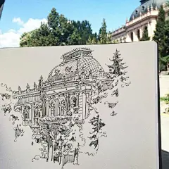 #建筑速写# instagram：o_rubtsova ​​​​