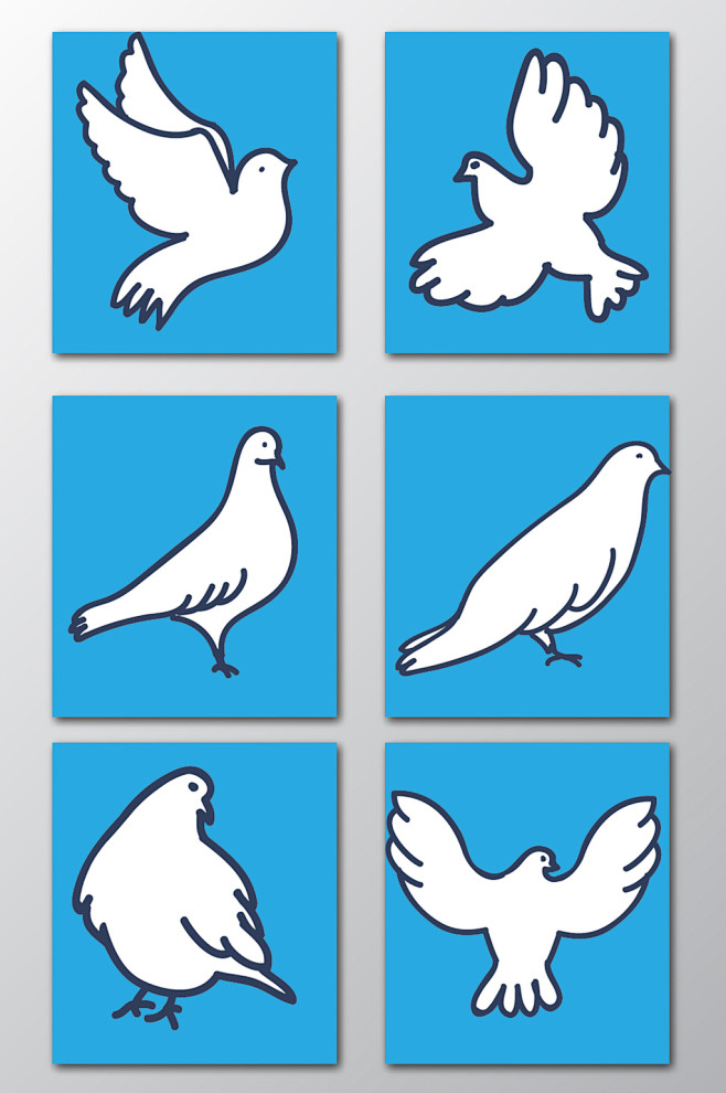 和平宣传海报白鸽素材