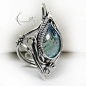 INILYEERH - silver and topaz (ring ) by LUNARIEEN