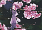 风吹暖春来~_Lumos靓.__插画师作品_涂鸦王国gracg.com