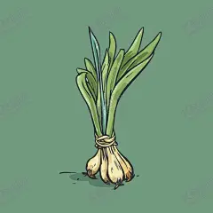 小葱蔬菜手绘矢量插画 【酷图网】小葱,蔬菜,植物,食物,手绘,插图,矢量,涂鸦,卡通,插画,简笔画,儿童插画,logo,图标,图形,元素,图样,形状