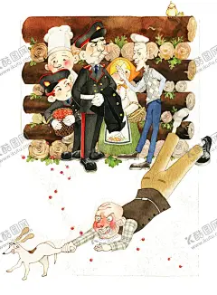 契诃夫变色龙 【酷图网】讽刺小说,小说,插画,插图,手绘,卡通,动漫,变色龙