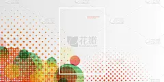 壁纸, 背景, 传单, 登陆页面或封面设计为您的业务与抽象圈模式-适用于报告, 演示文稿, 展示乐,