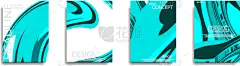 大理石装饰效果,液体,艺术,纹理,多样,传单,模板,涂料,石头,问候