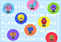 原创IP形象设计｜水果星球 Fruit Planet-古田路9号-品牌创意/版权保护平台