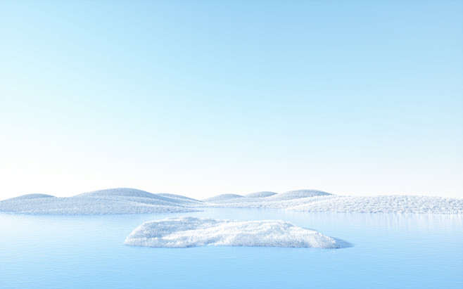 3D天空场景C4D建模AI人工智能