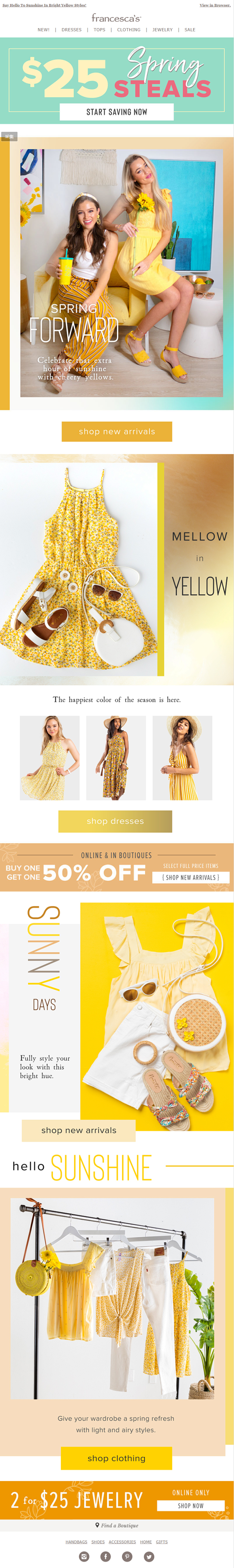 Francesca's: Spring ...