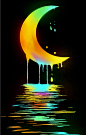 月亮 夜色