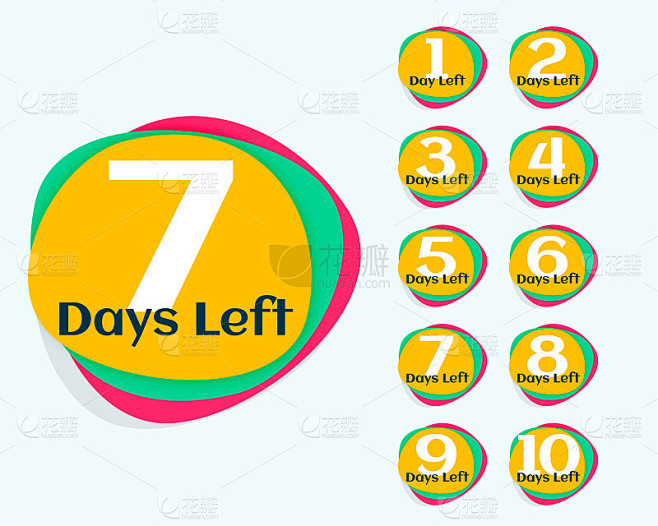 number-of-days-left-promotional-banner-or-sticker